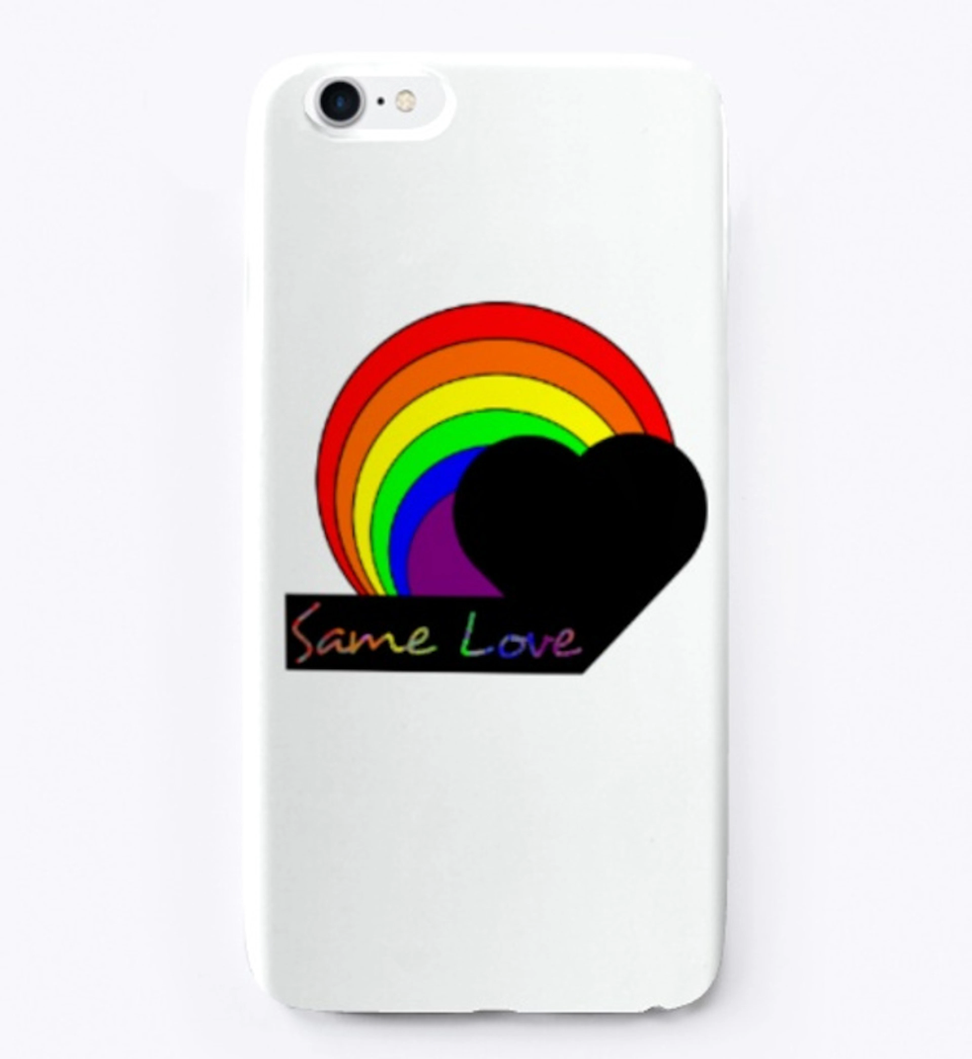 Rainbow Love Heart Design LGBT